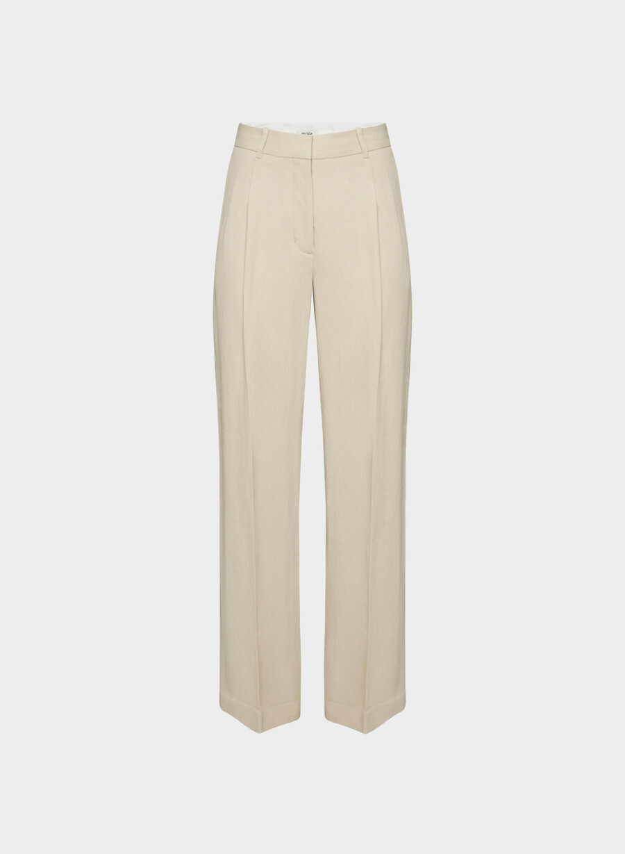 pantalonii fără efort - in bej pergament
