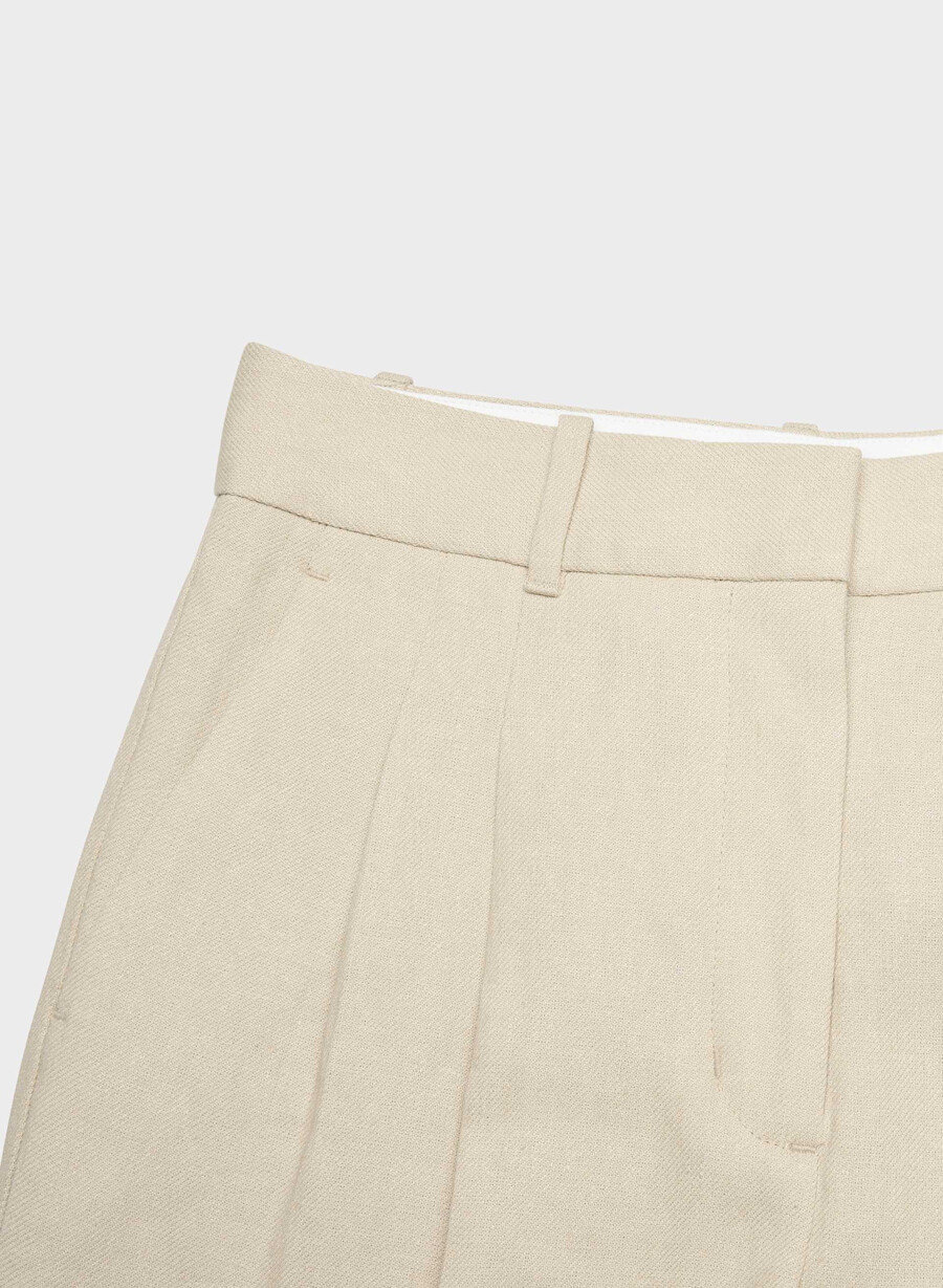 pantalonii fără efort - in bej pergament