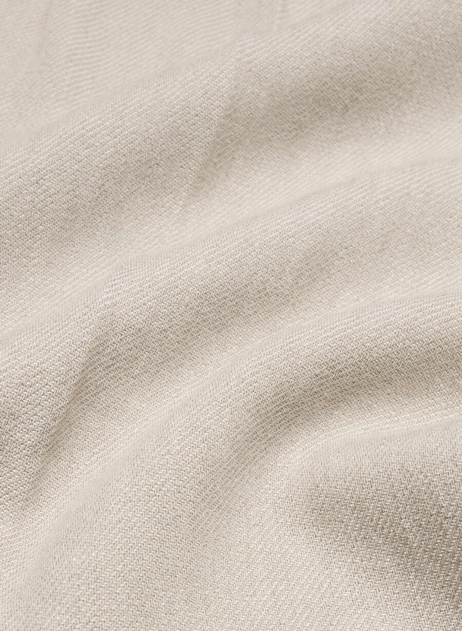 pantalonii the effortless pants - in nevopsit ecru Închis
