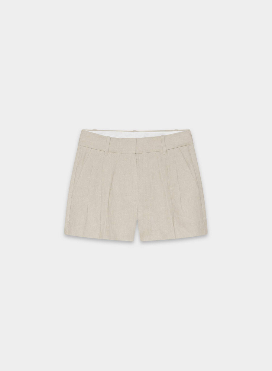 pantaloni scurți the effortless short mini - in nevopsit ecru Închis