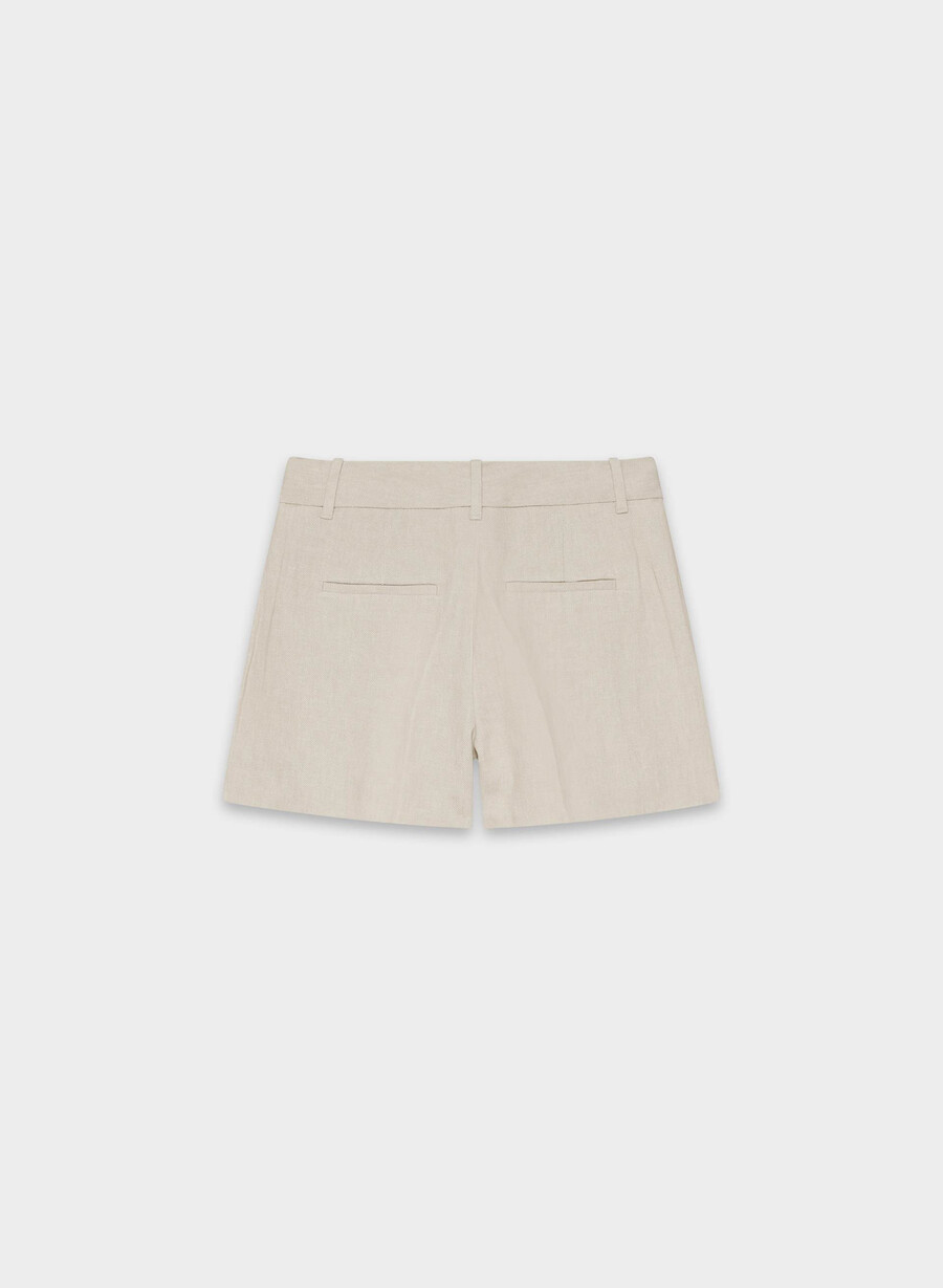 pantaloni scurți the effortless short mini - in nevopsit ecru Închis