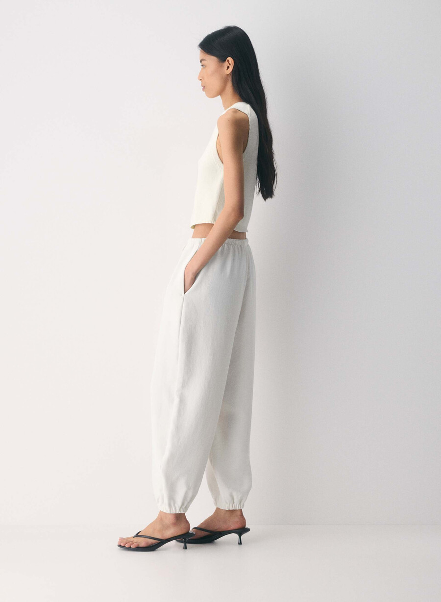 vestă tip pulover bască cotton charm culoare mesteacăn deschis