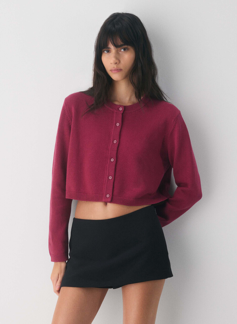 cardigan cotton charm sicily juicy rose