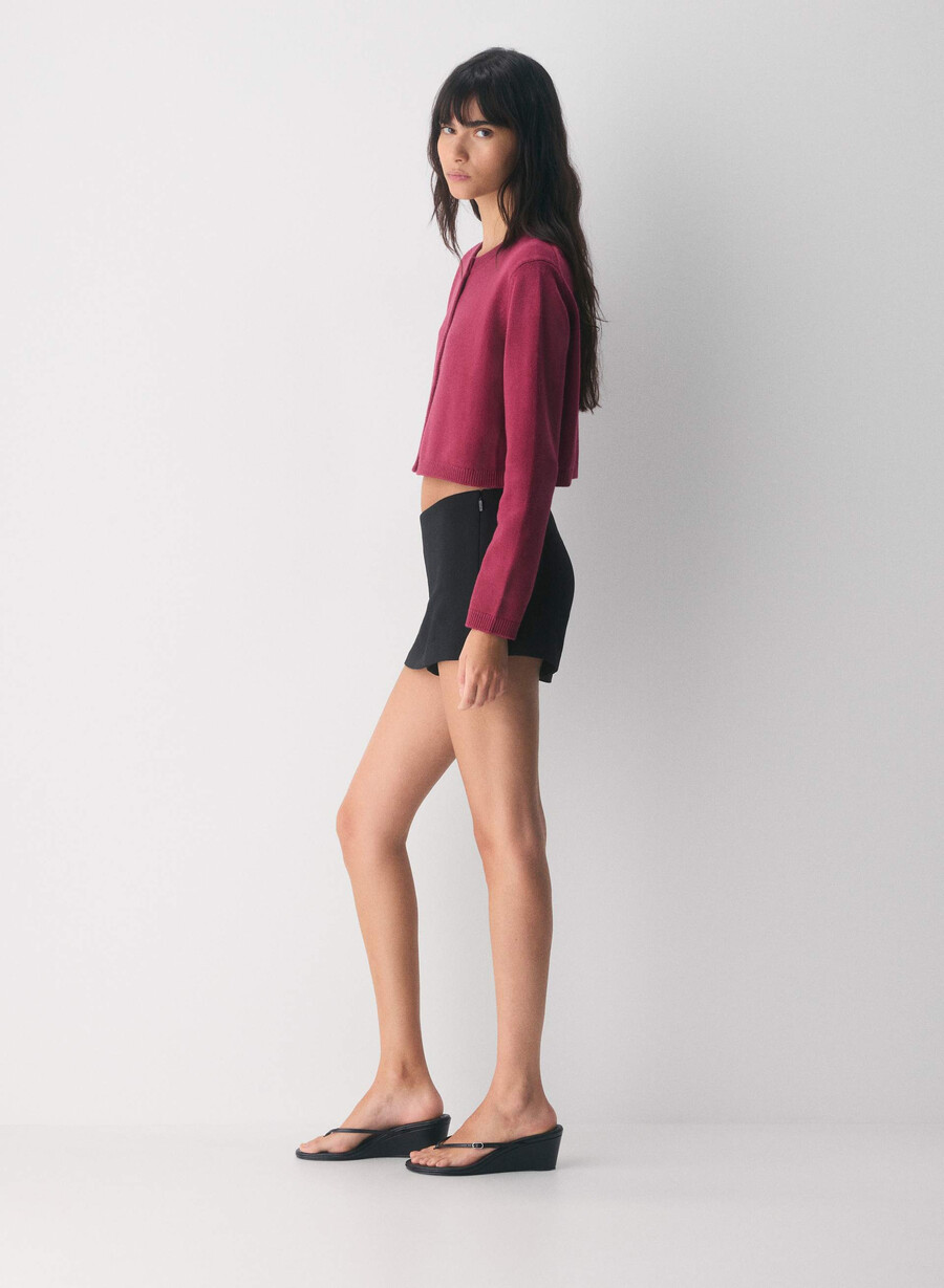 cardigan cotton charm sicily juicy rose