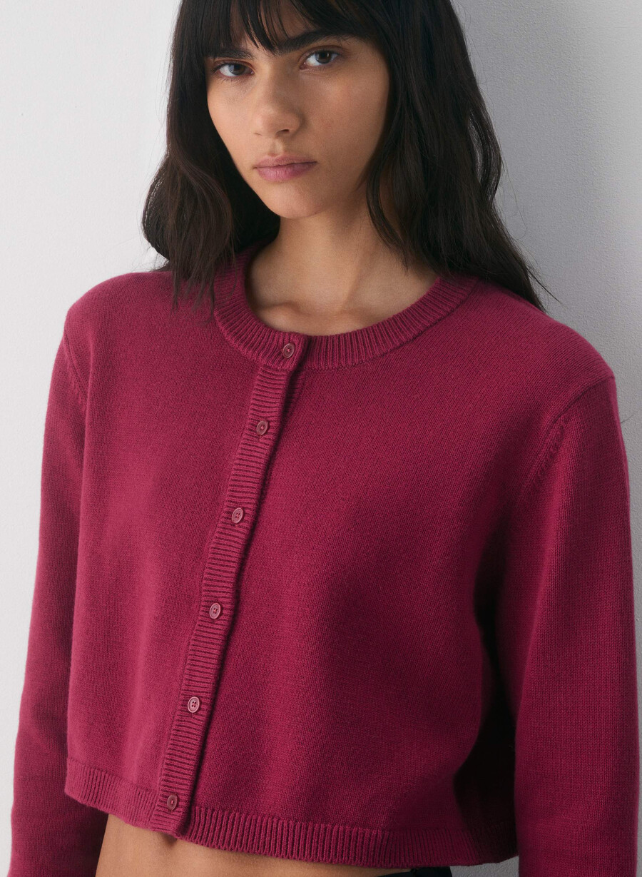cardigan cotton charm sicily juicy rose
