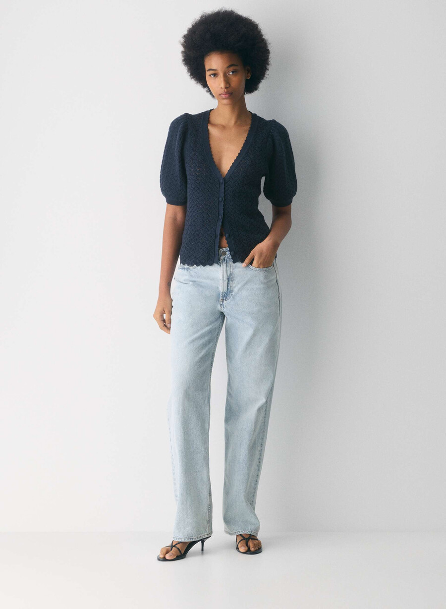 cardigan cotton charm fika admiral