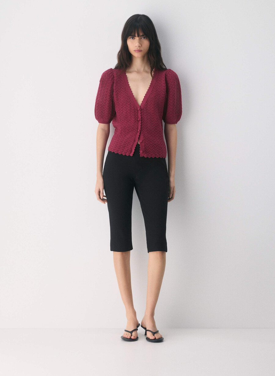 cardigan cotton charm fika juicy rose