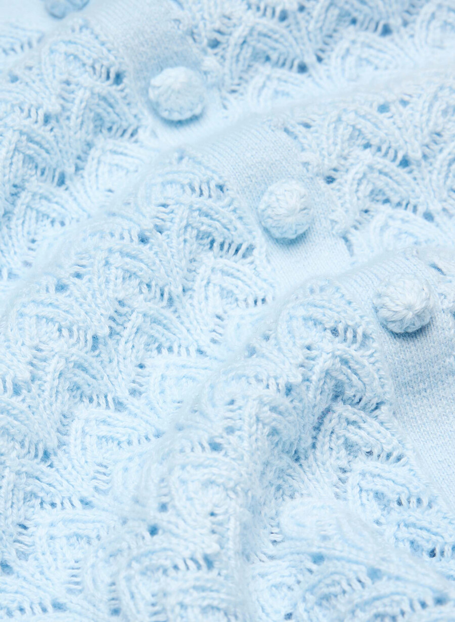 cardigan cotton charm fika villa blue
