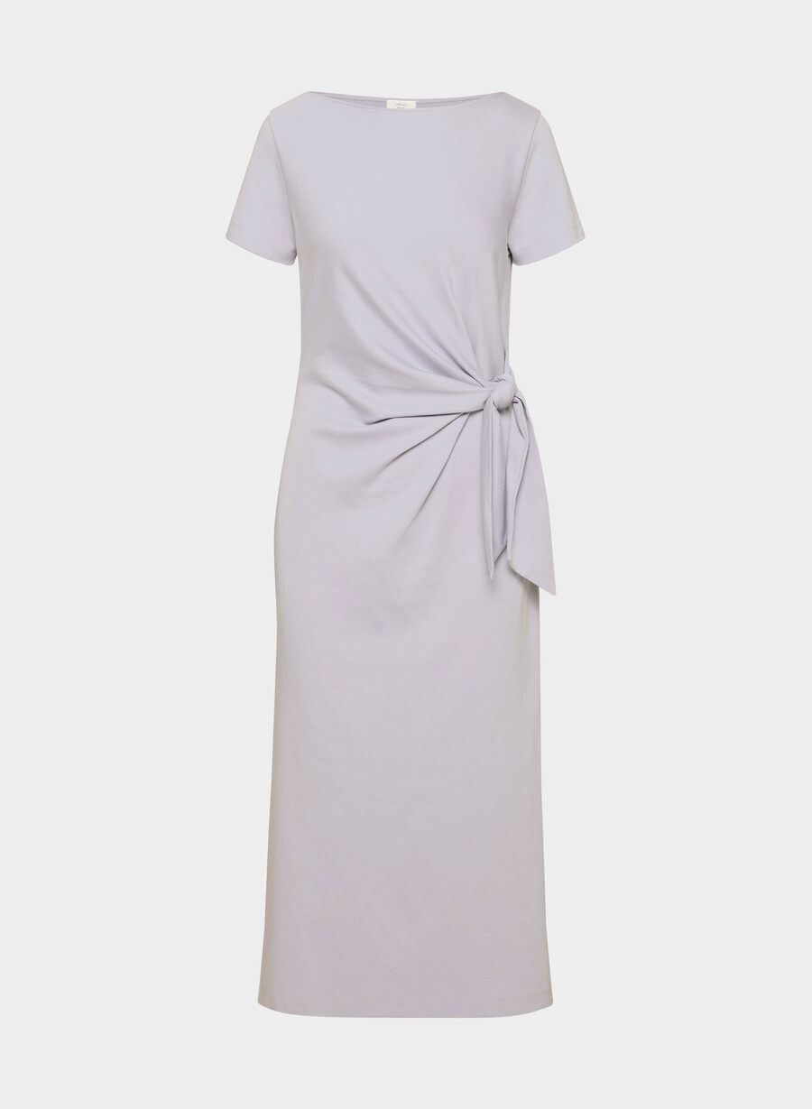 rochie de scriitor interlock din bumbac wildflore lilac