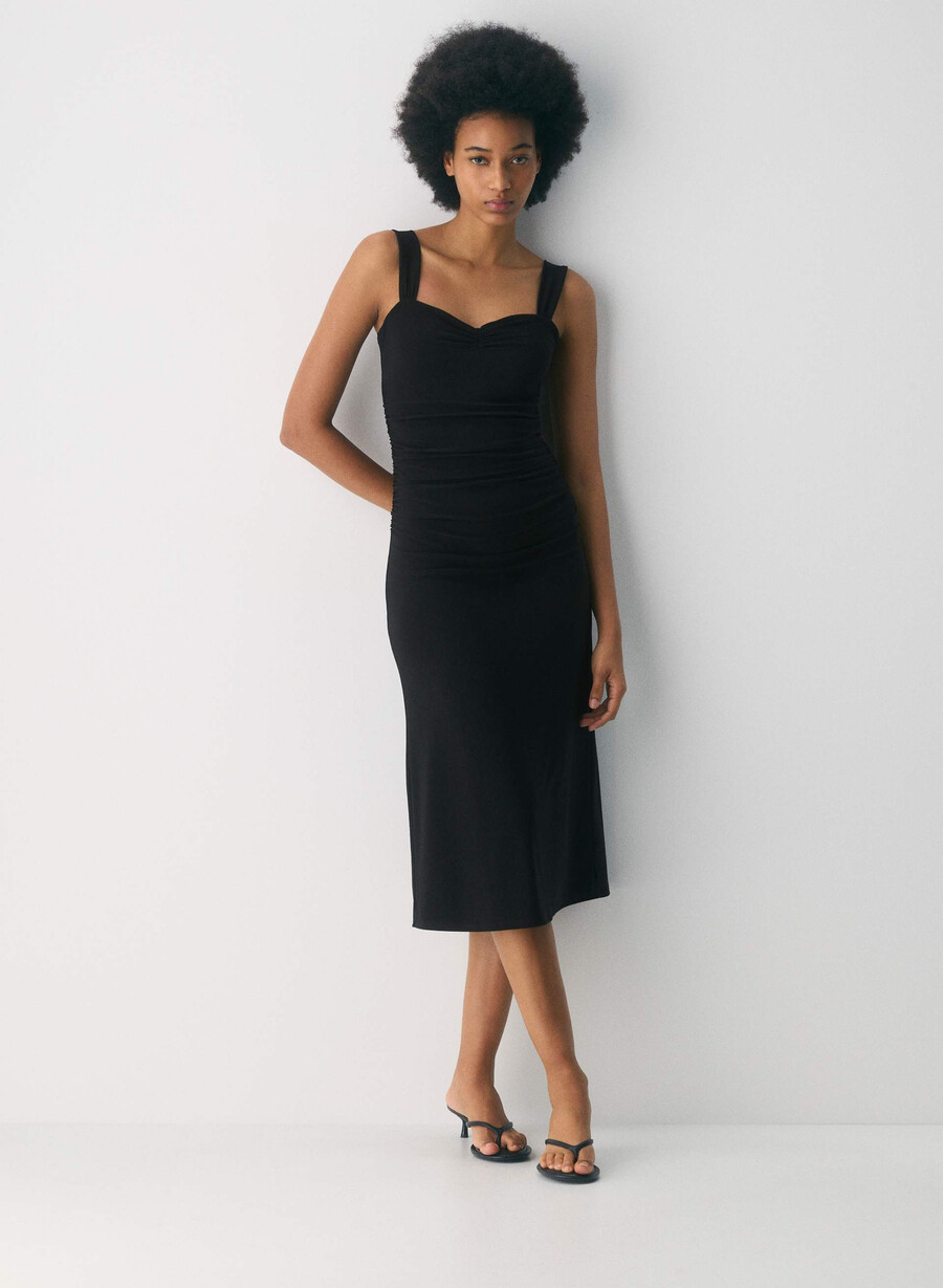 rochie vocală smooth matter negră