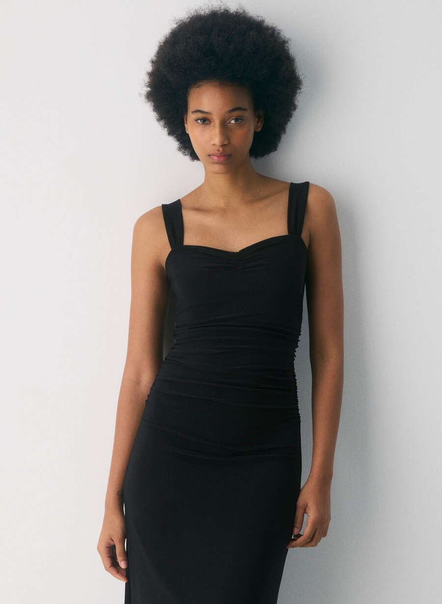 rochie vocală smooth matter negră
