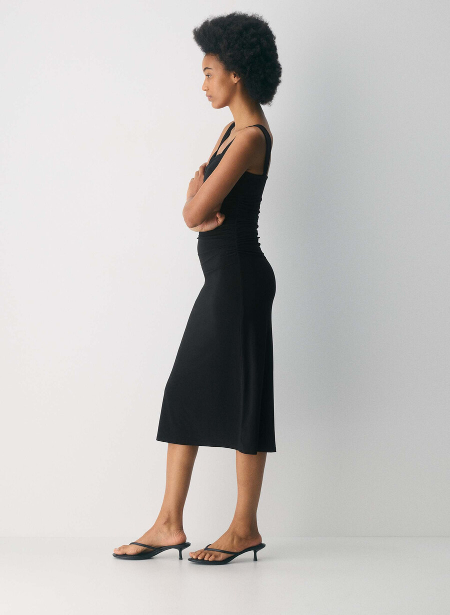 rochie vocală smooth matter negră