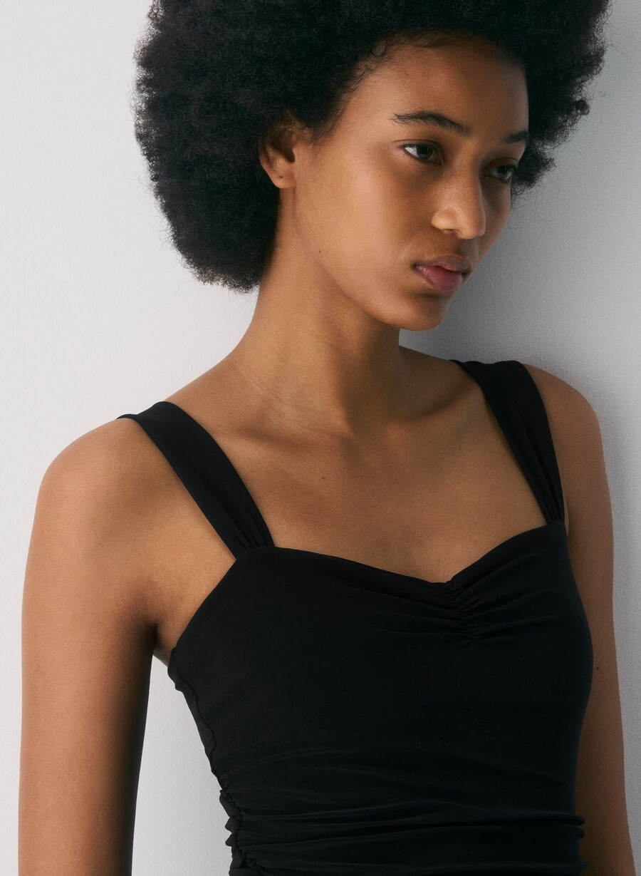 rochie vocală smooth matter negră