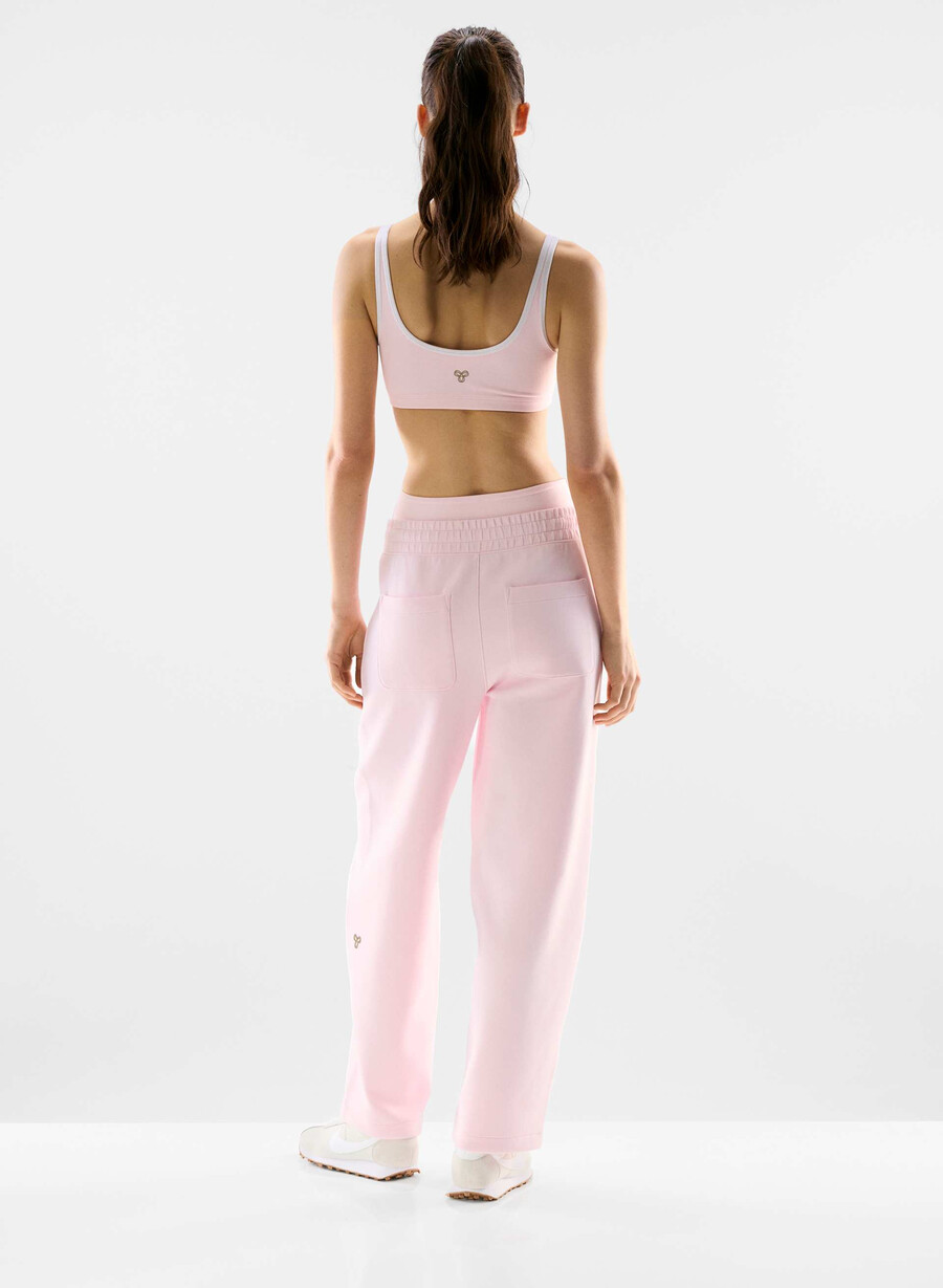 pantaloni afterfx grounded barrel villa pink