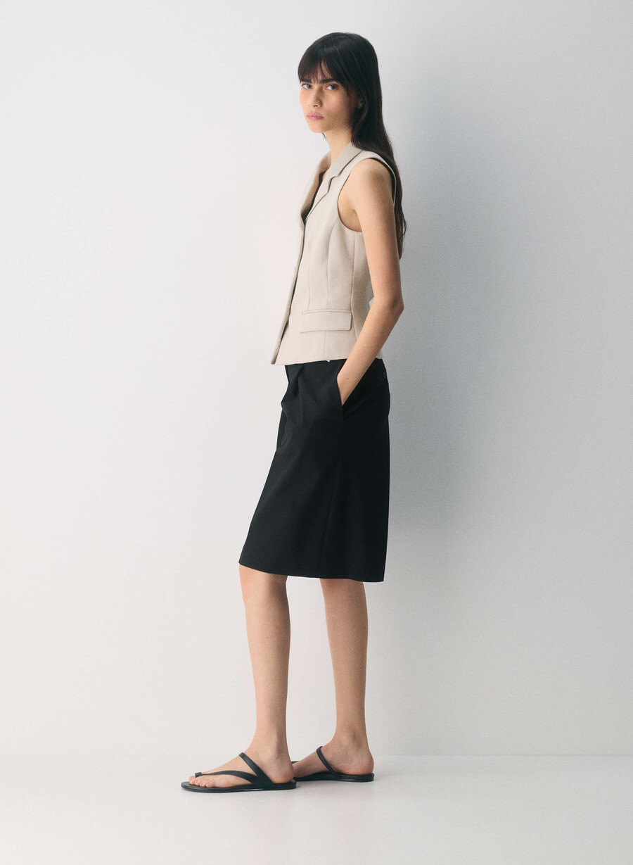 vestă de montaj - ressential heather matte pearl