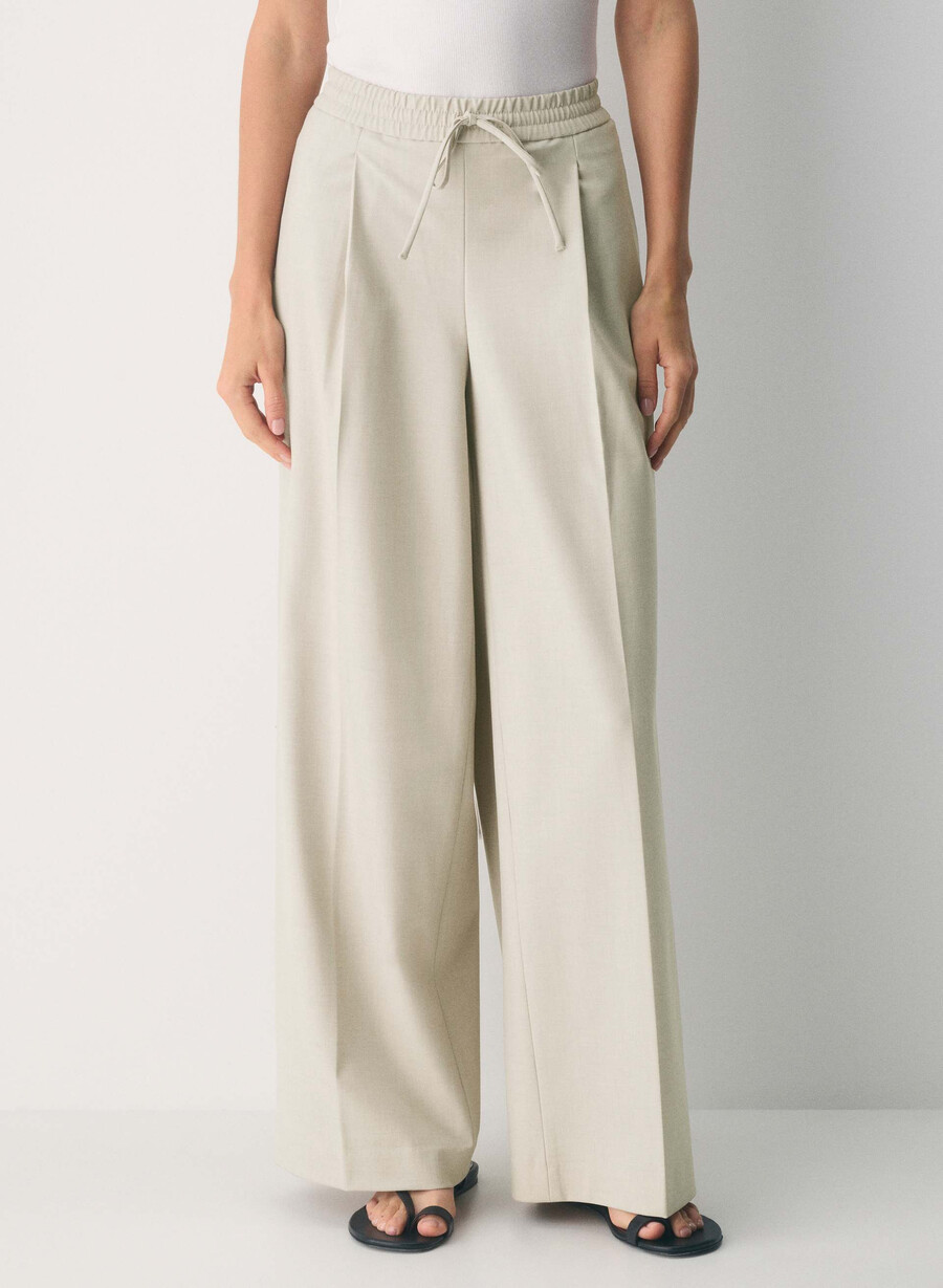 pantaloni leroy - ressential light heather matte pearl