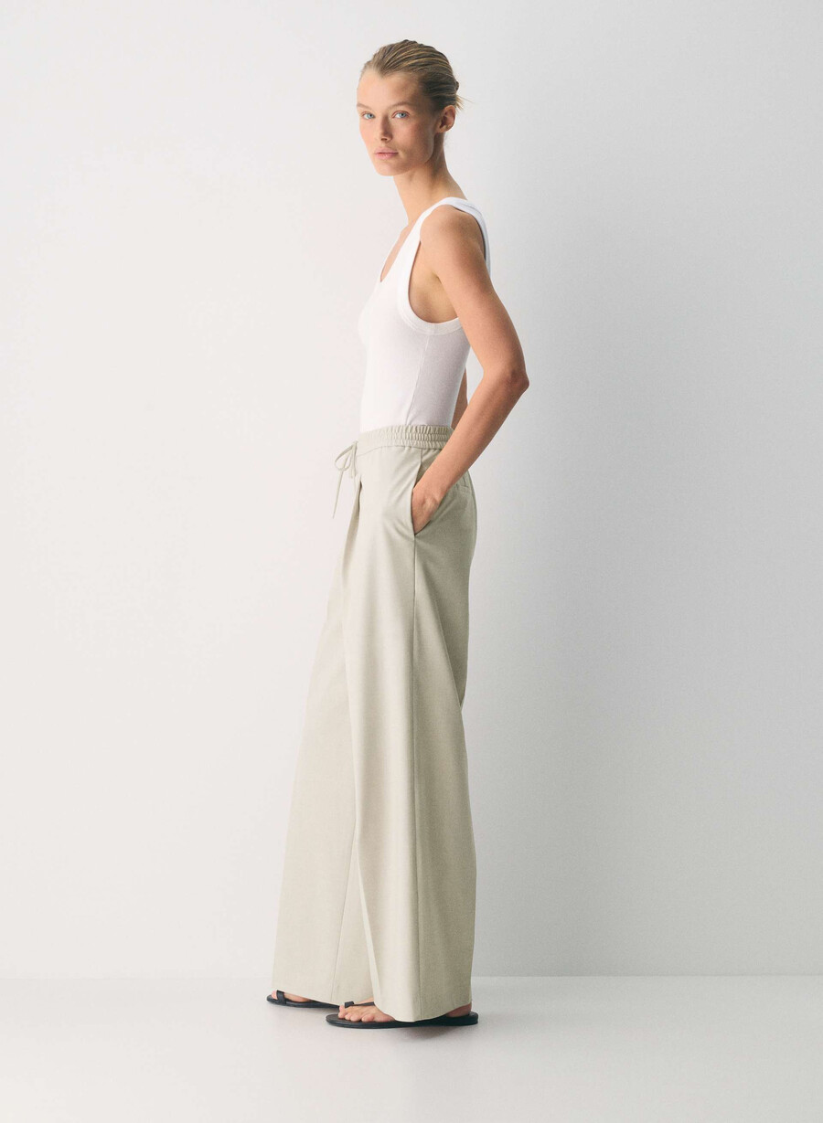 pantaloni leroy - ressential light heather matte pearl