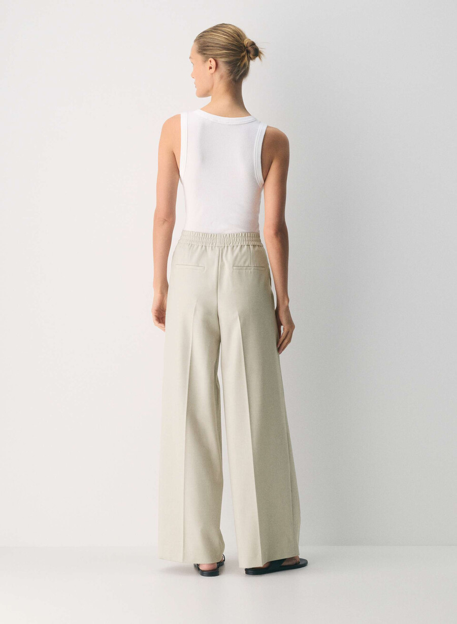 pantaloni leroy - ressential light heather matte pearl