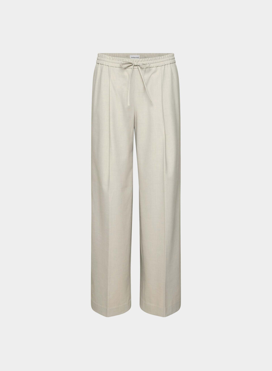 pantaloni leroy - ressential light heather matte pearl