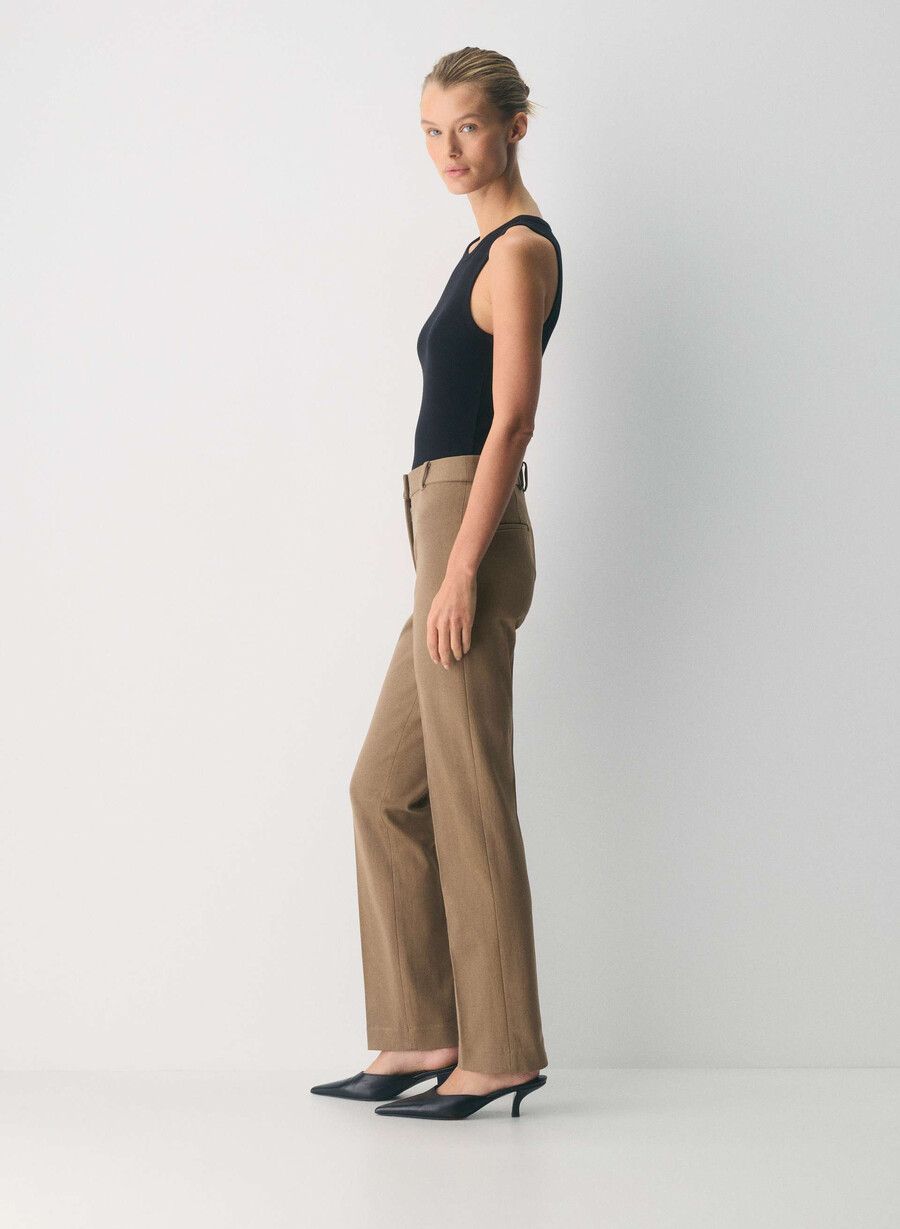 pantaloni royalton folio maro