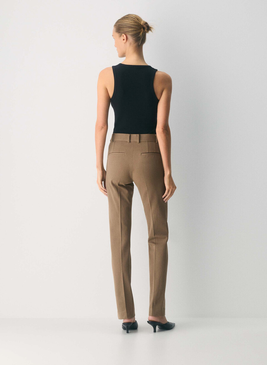 pantaloni royalton folio maro