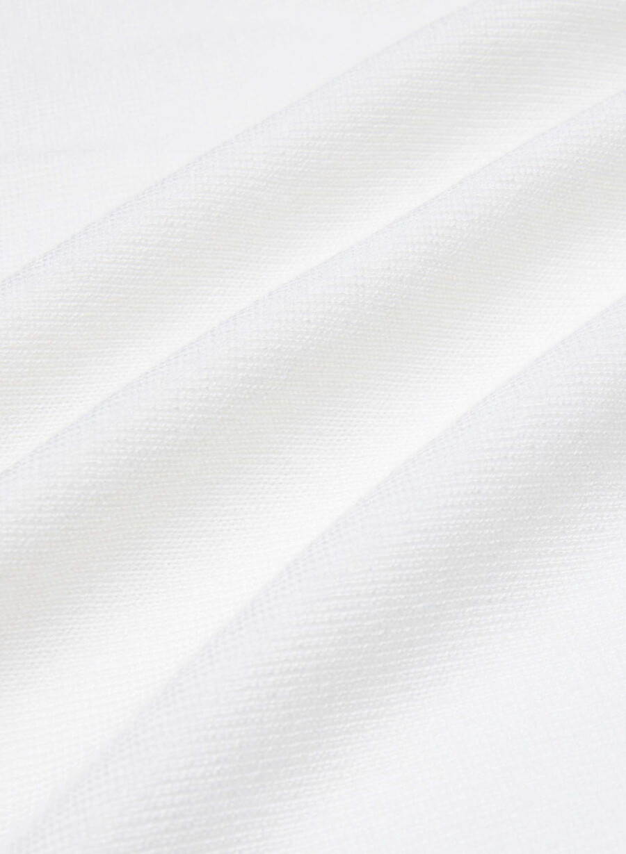 pulover steno polo alb-inunuri