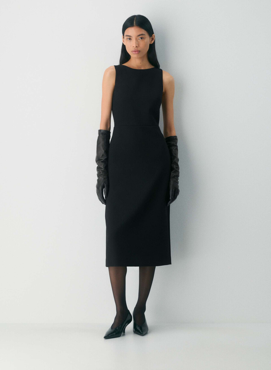 rochie maxi bond neagrĂ