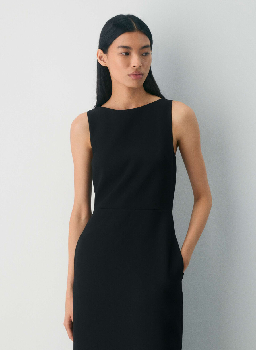 rochie maxi bond neagrĂ