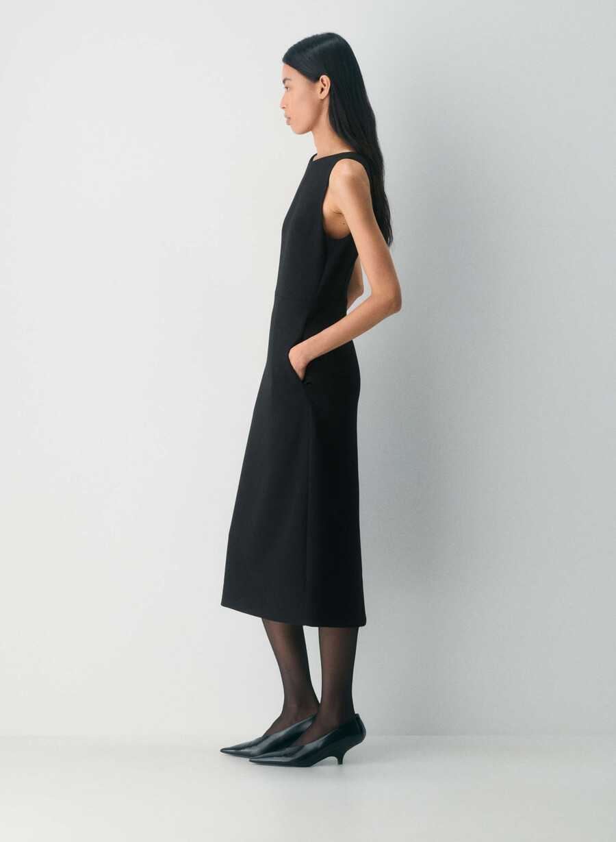 rochie maxi bond neagrĂ