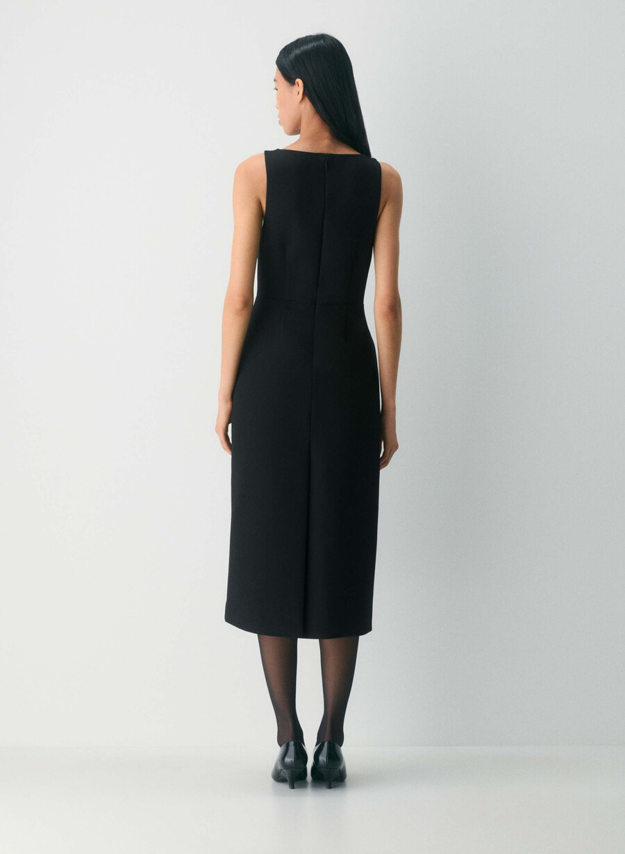 rochie maxi bond neagrĂ