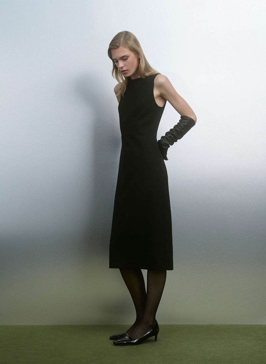 rochie maxi bond neagrĂ