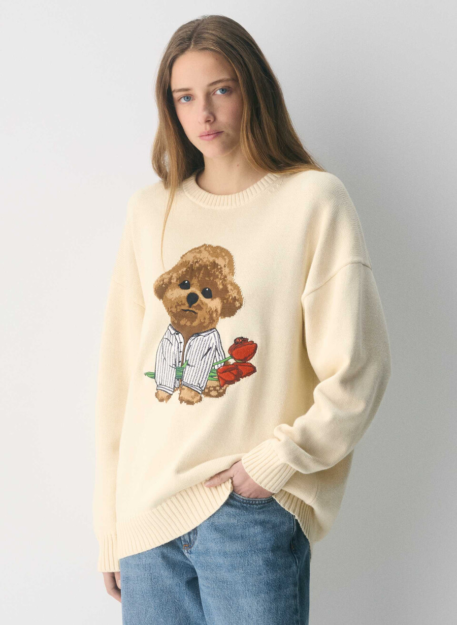 pulover cotton charm peggy icon sand dune albbro