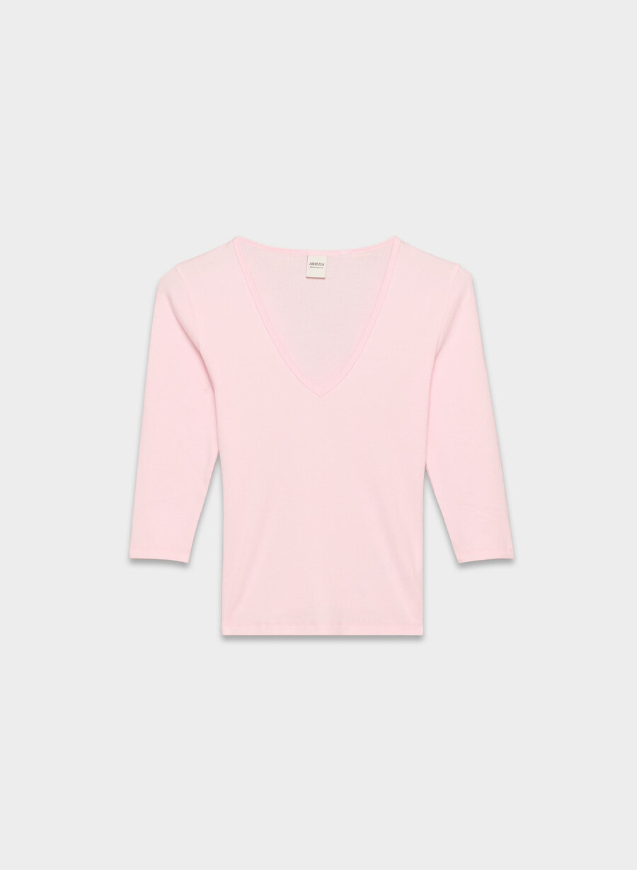 tricou homestretch rib compilation villa pink