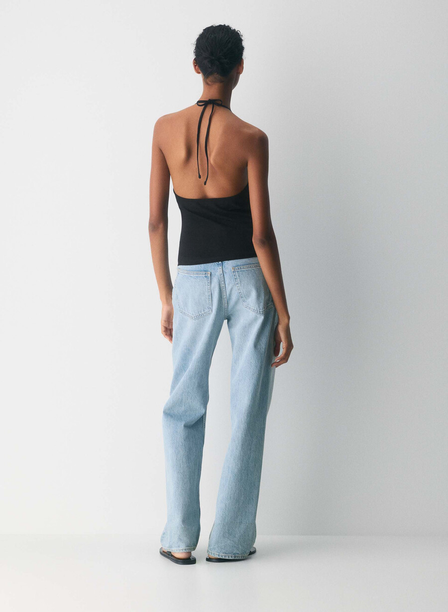 top homestretch smooth slowjam halter alb