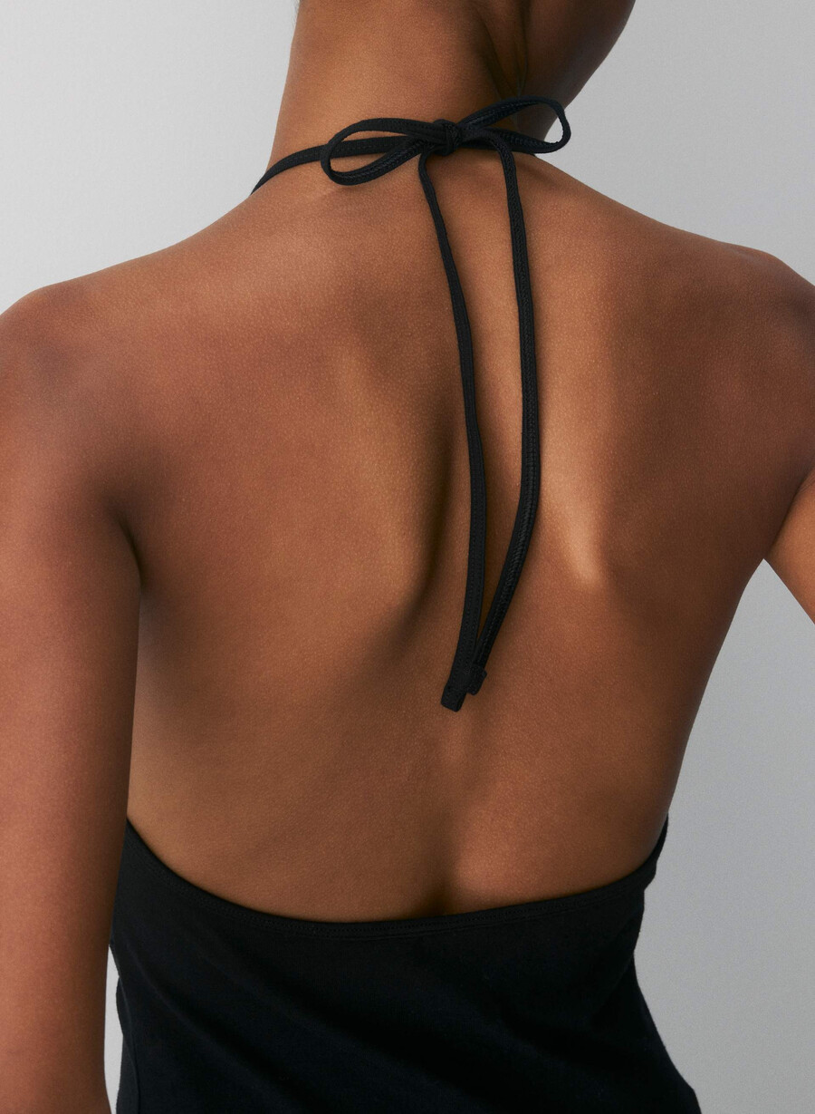 top homestretch smooth slowjam halter alb