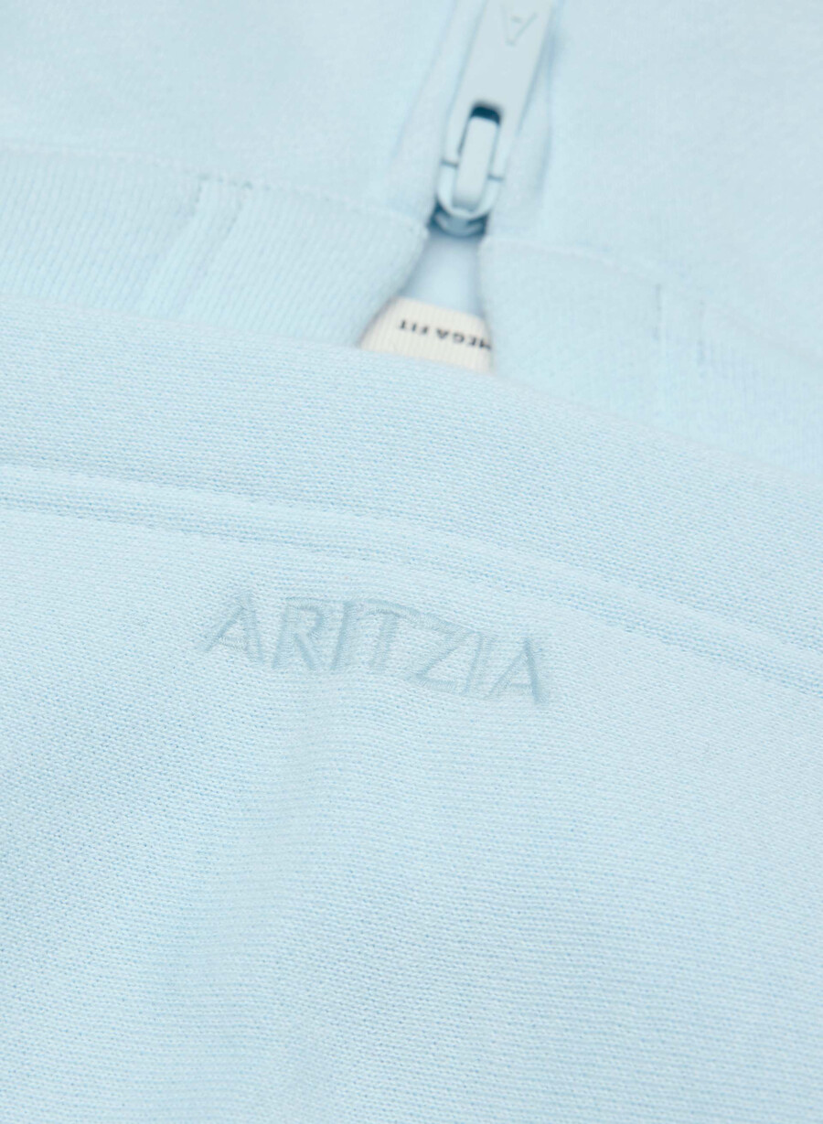hanorac confortabil din fleece mega raglan cu fermoar villa blue