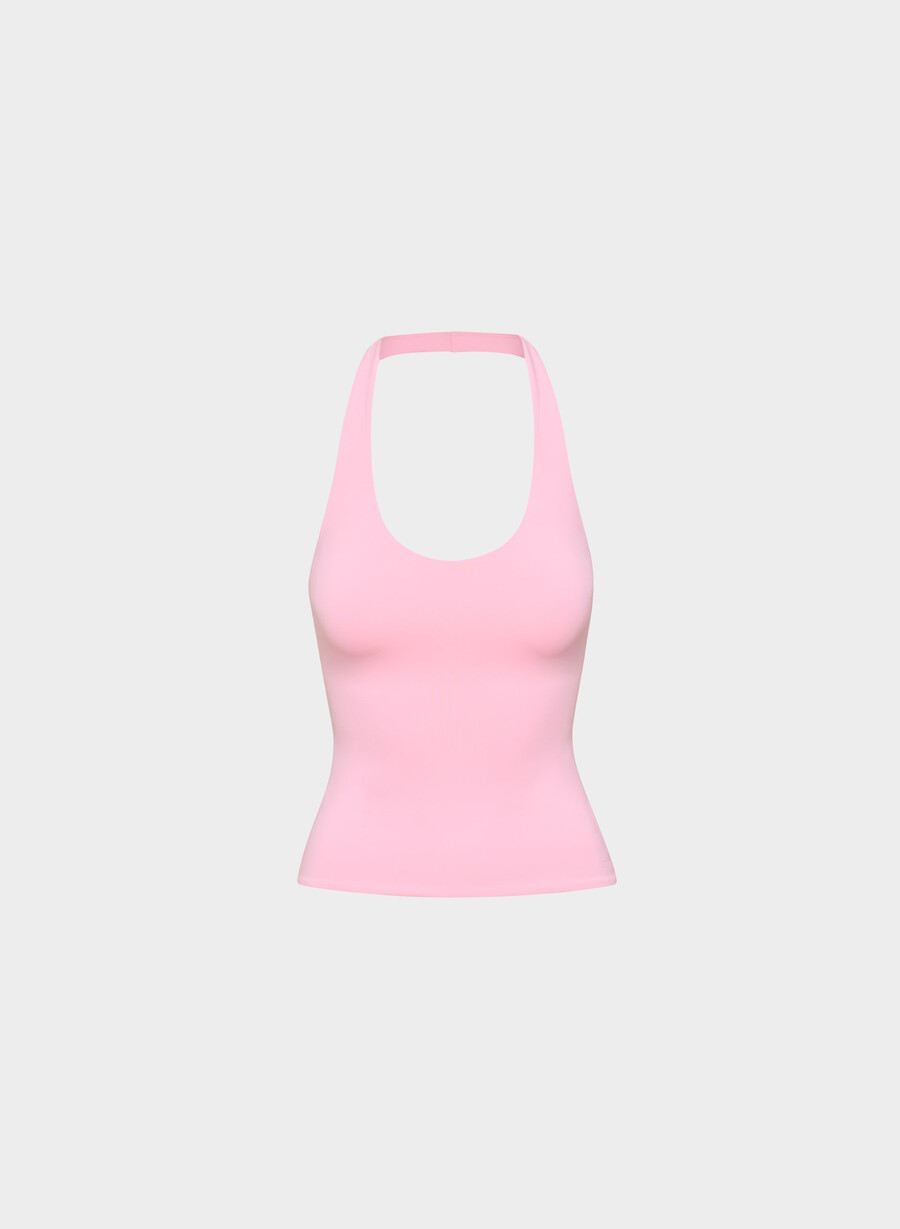 top cu imprimeu floral original contour transfix roz pal