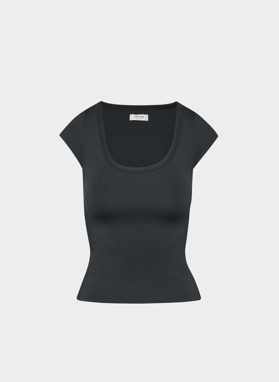 tricou original contour emanate negru