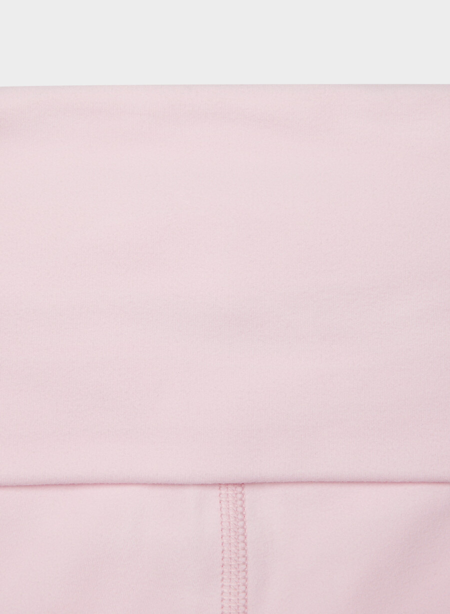 colanți butter pliați evazați 32 villa pink