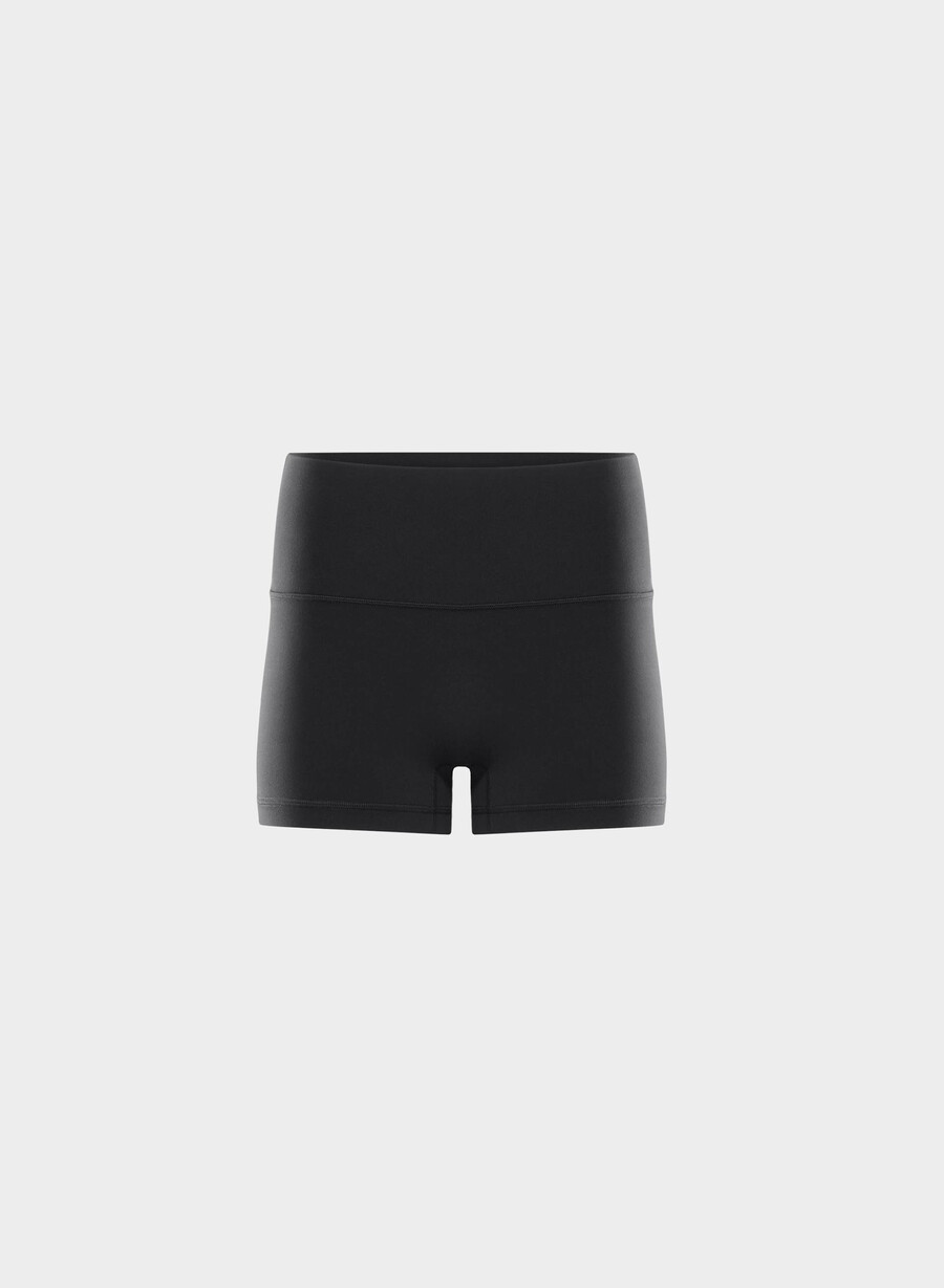 pantaloni scurți butter cheeky infinite hi-rise 76 cm negri