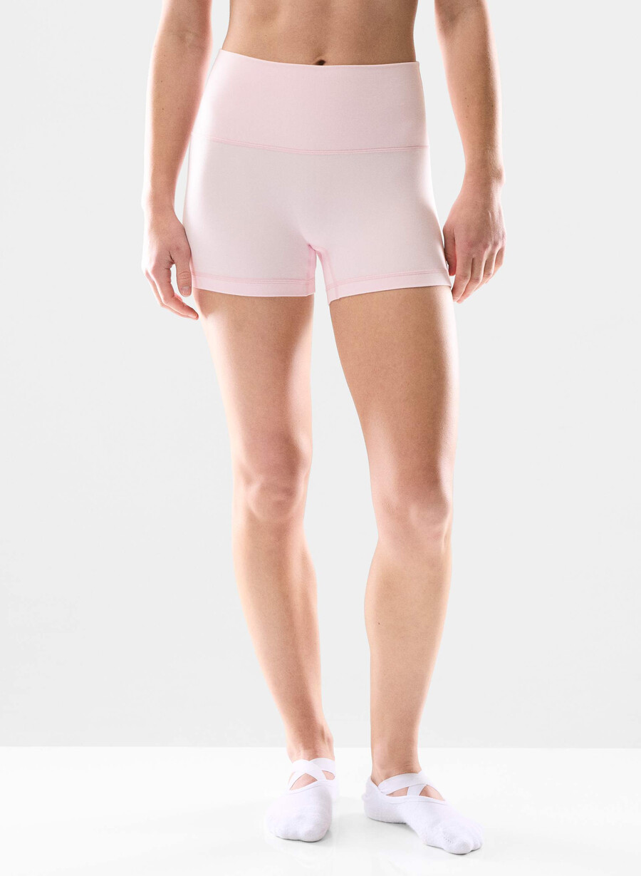 pantaloni scurți butter cheeky infinite cu talie înaltă de 76 cm villa pink