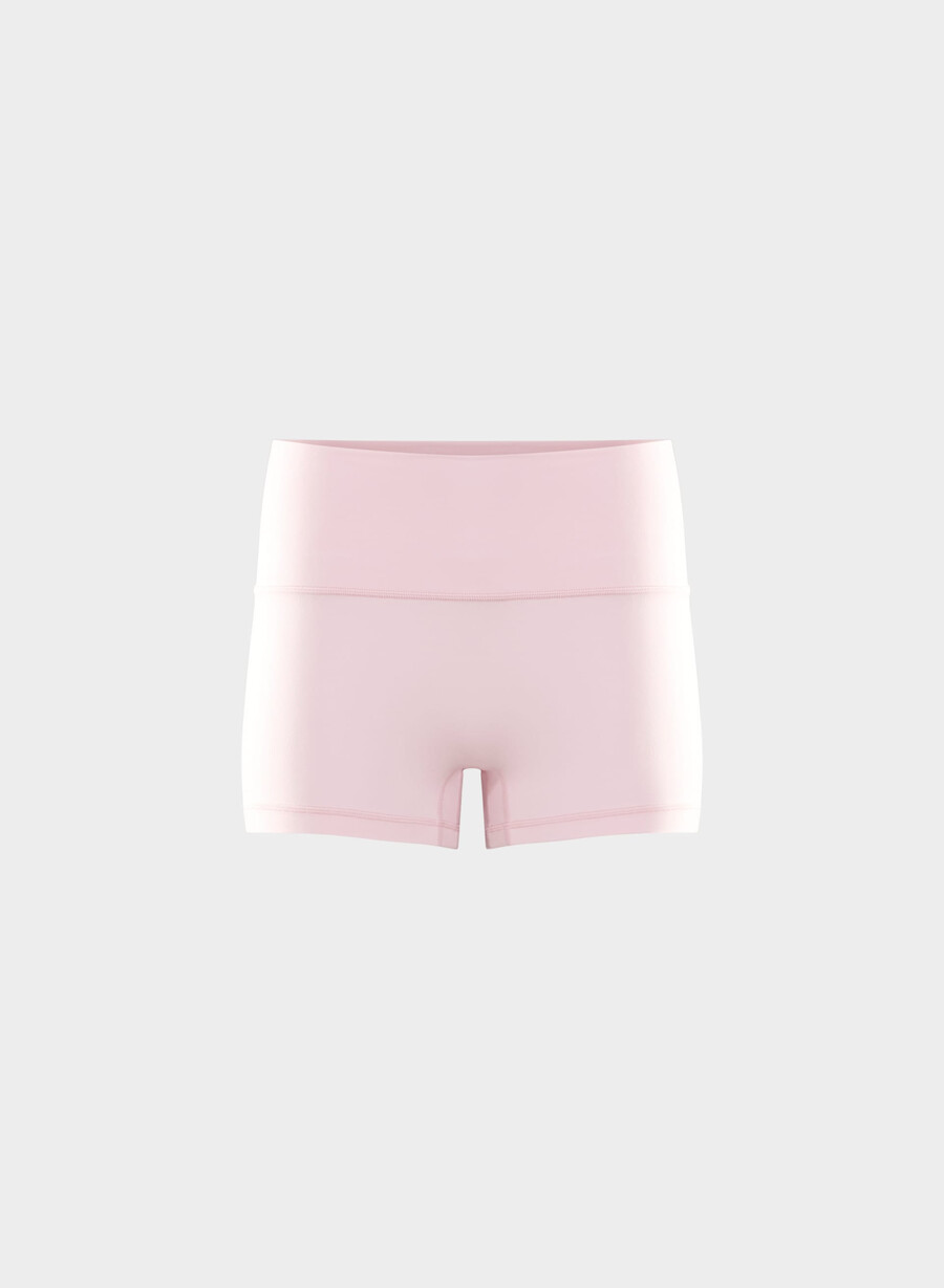 pantaloni scurți butter cheeky infinite cu talie înaltă de 76 cm villa pink