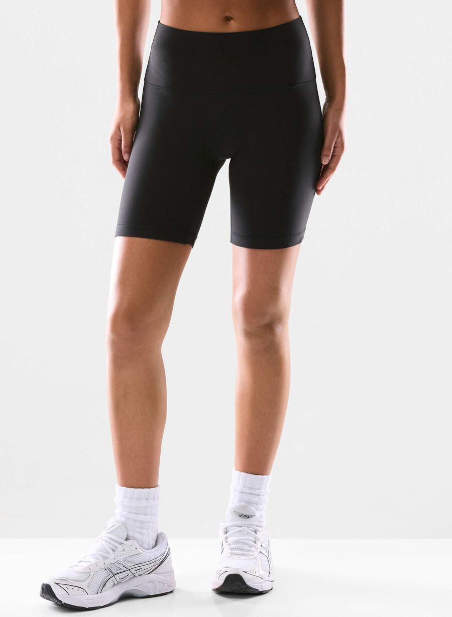 pantaloni scurți butter cheeky infinite cu talie înaltă de 7 negri