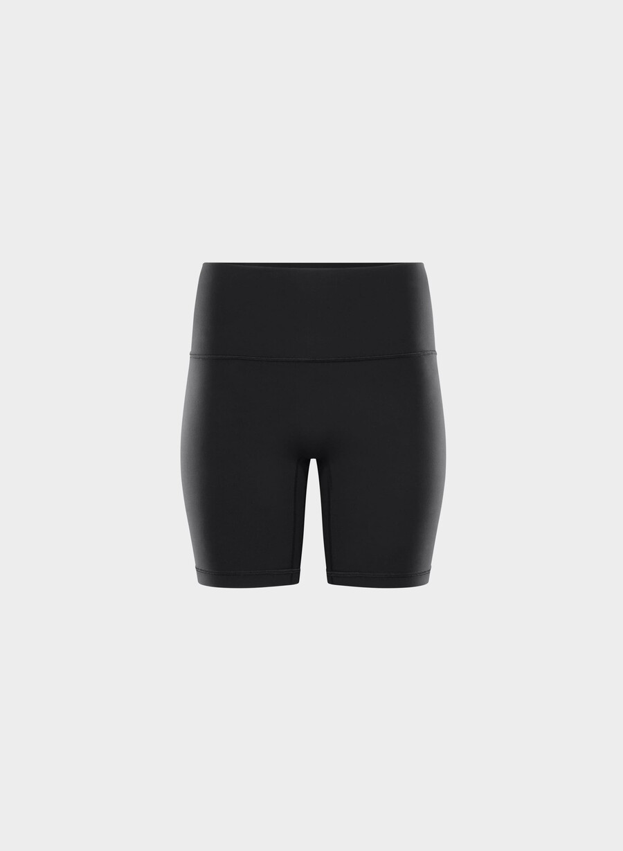 pantaloni scurți butter cheeky infinite cu talie înaltă de 7 negri