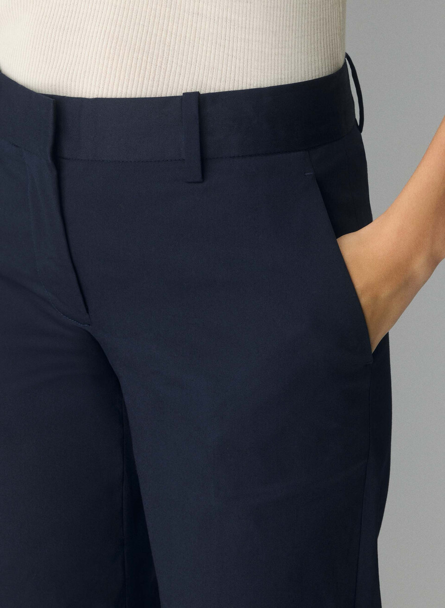 pantaloni carleton - chino oxford bleumarin