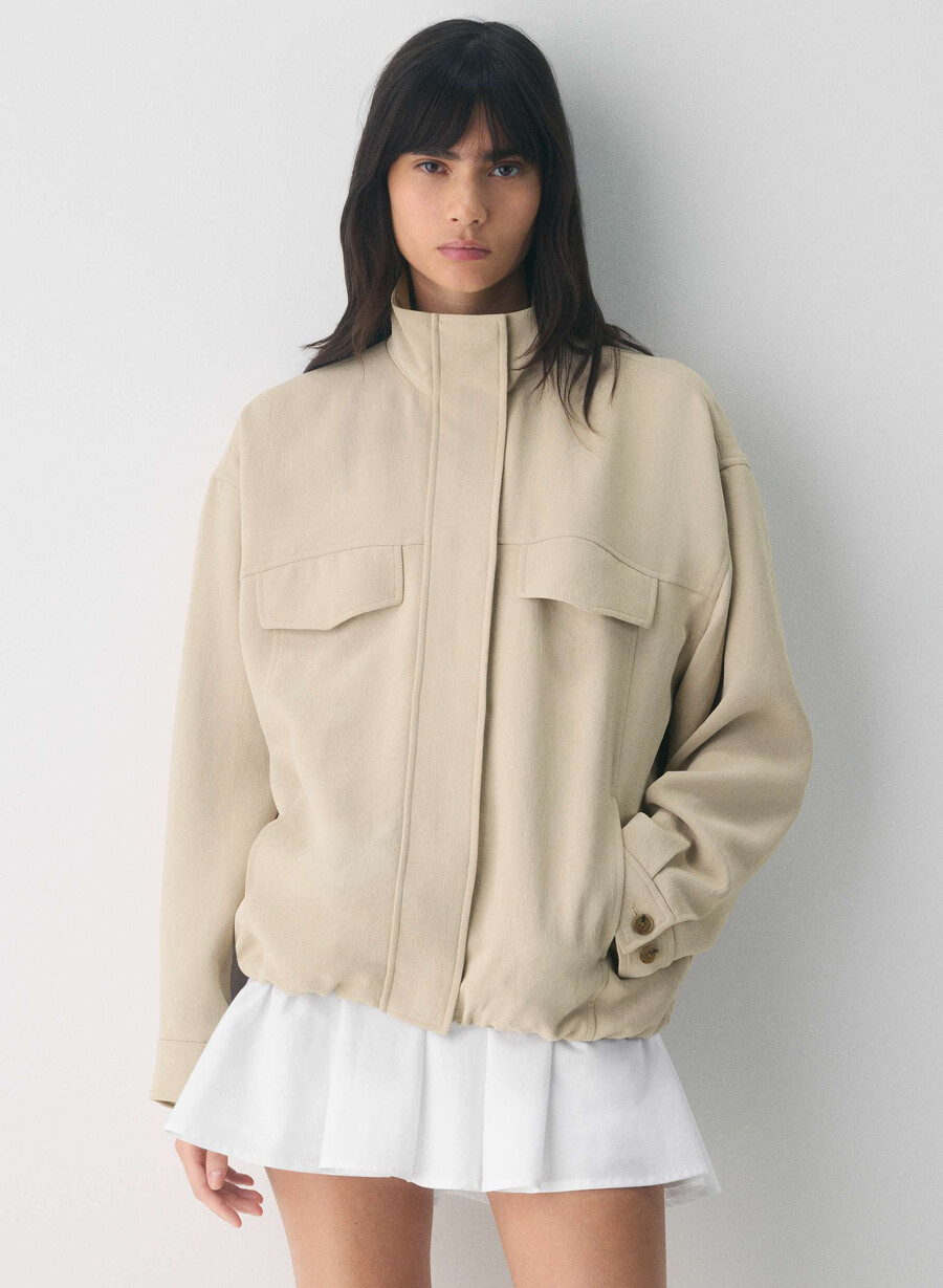 jachetă oculus - crepette marcona beige