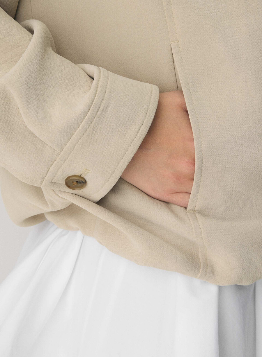 jachetă oculus - crepette marcona beige