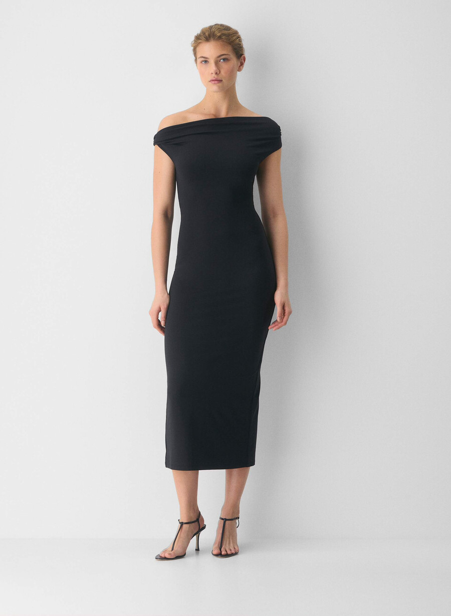 rochie maxi original contour ravish neagrĂ