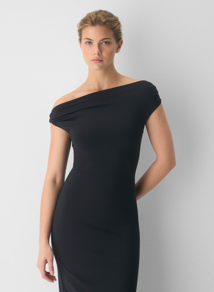 rochie maxi original contour ravish neagrĂ