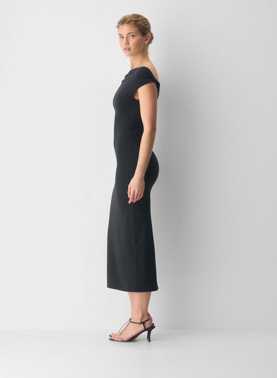 rochie maxi original contour ravish neagrĂ